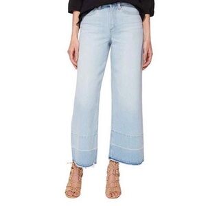 1 State Released Hem Wide Leg Jeans in Corsica Wash Size 27